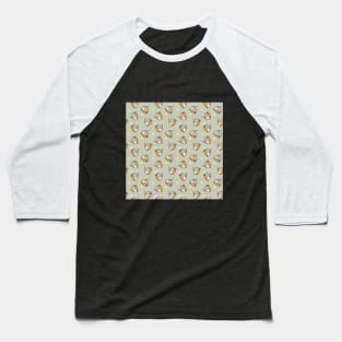 Cute Robin winter pattern Baseball T-Shirt